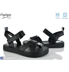 Босоніжки жіночі на літо (8 пар р.36-41) чорний  "Dageni"