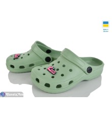 Кроки дитячі на літо (6 пар р.30-35) зелений  "Ladmir"