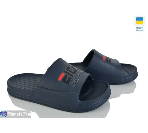 Шлепки чоловічі на літо (6 пар р.41-45) синій  "Ladmir"