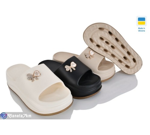 Шлепки жіночі на літо (6 пар р.36-41) мікс  "Ladmir"