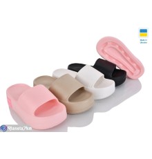 Шлепки жіночі на літо (6 пар р.36-41) мікс  "Ladmir"