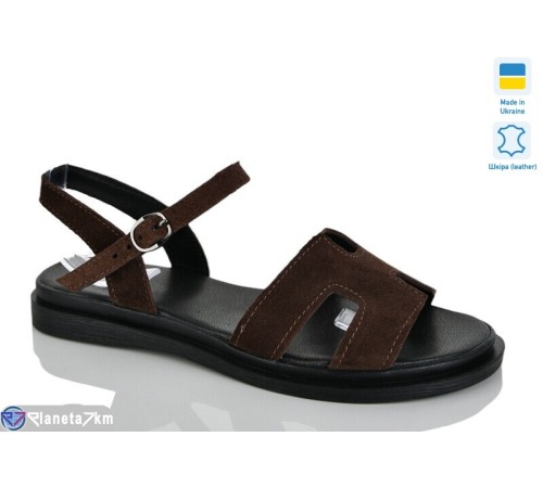 Босоніжки жіночі на літо (6 пар р.36-40) коричневий  "LIKA"