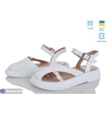 Босоніжки жіночі на літо (6 пар р.36-40) білий  "Linda"