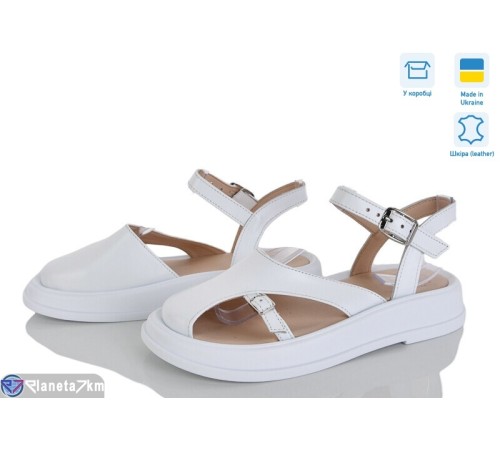 Босоніжки жіночі на літо (6 пар р.36-40) білий  "Linda"