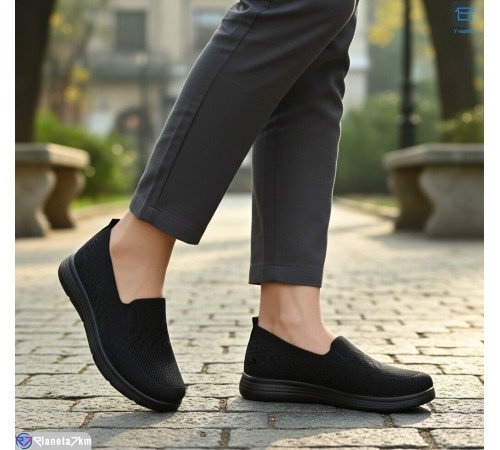 Туфлі жіночі на літо (8 пар р.37-42) чорний  "KULIBABA"