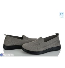 Туфлі жіночі на літо (8 пар р.37-42) сірий  "KULIBABA"