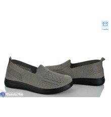 Туфлі жіночі на літо (8 пар р.37-42) сірий  "KULIBABA"