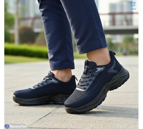 Кросівки чоловічі на літо (8 пар р.40-45) синій  "KULIBABA"