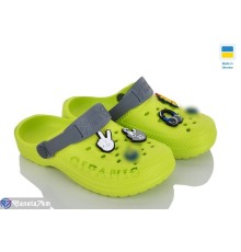 Кроки дитячі на літо (8 пар р.30-35) зелений  "LUCKY"