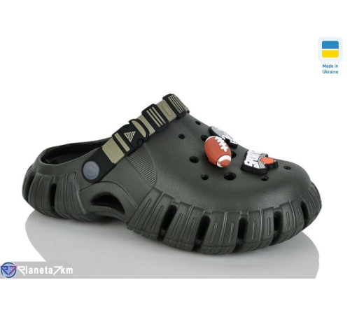 Кроки дитячі на літо (6 пар р.36-40) хакі  "LUCKY"