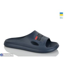 Шлепки чоловічі на літо (6 пар р.41-45) синій  "LUCKY"