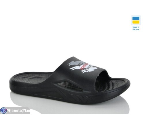Шлепки дитячі на літо (8 пар р.38-41) чорний  "LUCKY"