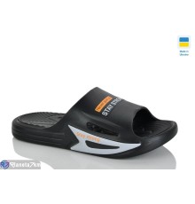 Шлепки чоловічі на літо (8 пар р.41-45) чорний  "LUCKY"
