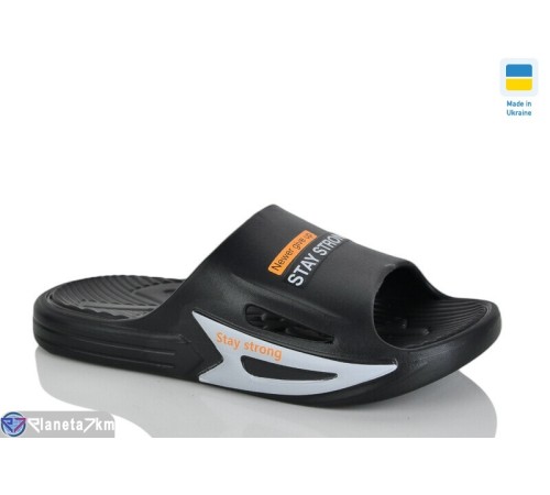 Шлепки чоловічі на літо (8 пар р.41-45) чорний  "LUCKY"