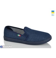 Сліпони чоловічі на літо (10 пар р.41-45) синій  "LUCKY"