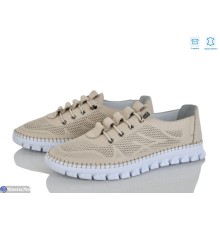 Кросівки жіночі на літо (8 пар р.37-41) бежевий  "LISA"