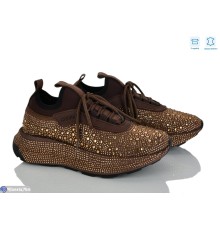 Кросівки жіночі на весну/осінь (8 пар р.36-40) коричневий  "LISA"