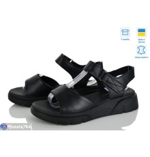 Босоніжки жіночі на літо (8 пар р.36-41) чорний  "FOX"