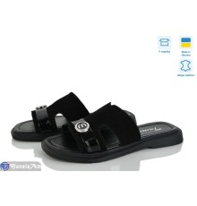 Шлепки жіночі на літо (8 пар р.36-41) чорний  "FOX"