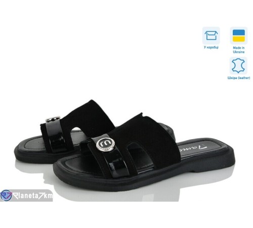 Шлепки жіночі на літо (8 пар р.36-41) чорний  "FOX"