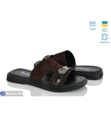 Шлепки жіночі на літо (8 пар р.36-41) коричневий  "FOX"