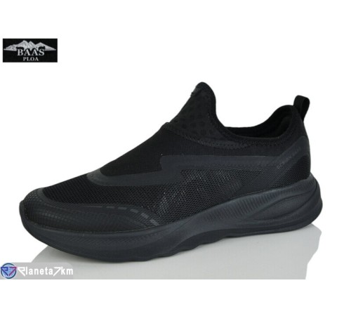 Кросівки чоловічі на весну/осінь (8 пар р.41-46) чорний  "Baas"