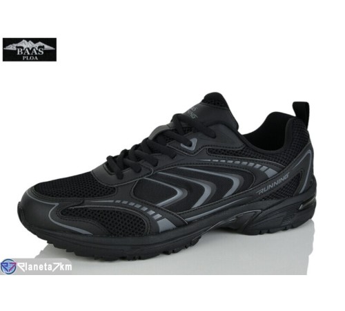 Кросівки чоловічі на весну/осінь (6 пар р.47-49) чорний  "Baas"