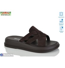 Шлепки жіночі на літо (8 пар р.36-41) коричневий  "HENGJI-ELENA"