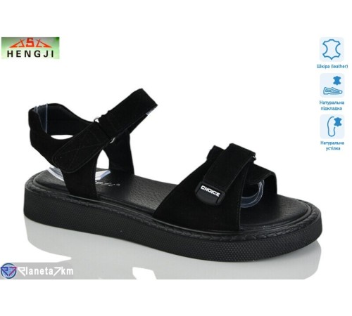 Босоніжки жіночі на літо (8 пар р.36-41) чорний  "HENGJI-ELENA"