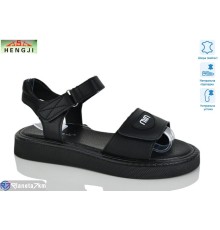 Босоніжки жіночі на літо (8 пар р.36-41) чорний  "HENGJI-ELENA"