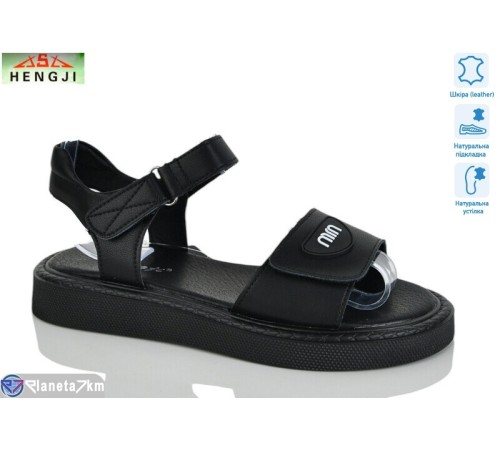 Босоніжки жіночі на літо (8 пар р.36-41) чорний  "HENGJI-ELENA"