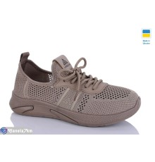 Кросівки жіночі на літо (10 пар р.36-40) коричневий  "MURMUR"