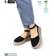 Босоніжки жіночі на літо (8 пар р.36-40) чорний  "ARTO"