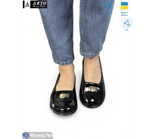 Туфлі жіночі на весну/осінь (6 пар р.36-41) чорний  "ARTO"