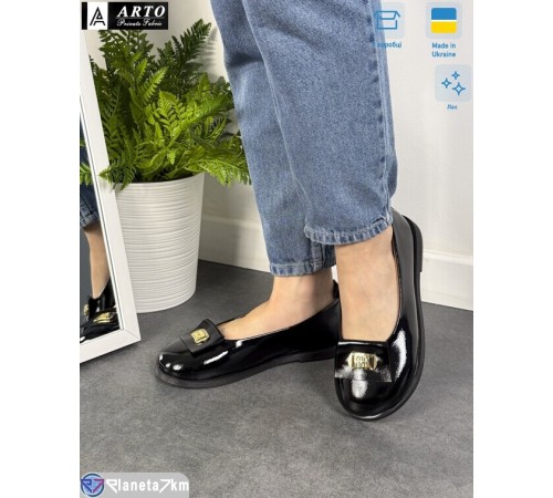 Туфлі жіночі на весну/осінь (6 пар р.36-41) чорний  "ARTO"
