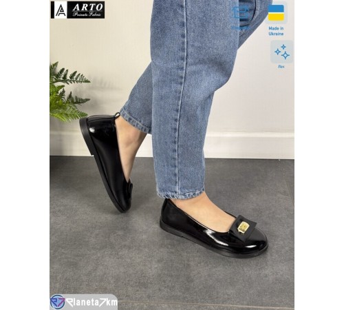 Туфлі жіночі на весну/осінь (6 пар р.36-41) чорний  "ARTO"