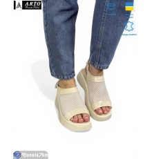 Босоніжки жіночі на літо (8 пар р.36-41) бежевий  "ARTO"