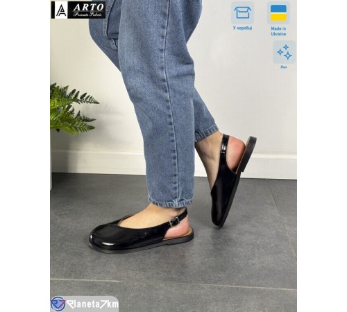 Туфлі жіночі на літо (8 пар р.36-40) чорний  "ARTO"
