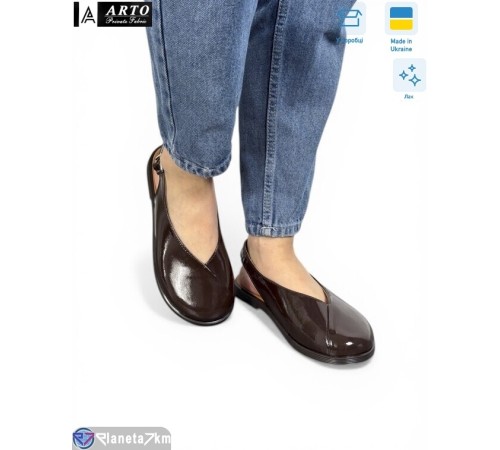 Туфлі жіночі на літо (8 пар р.36-40) коричневий  "ARTO"
