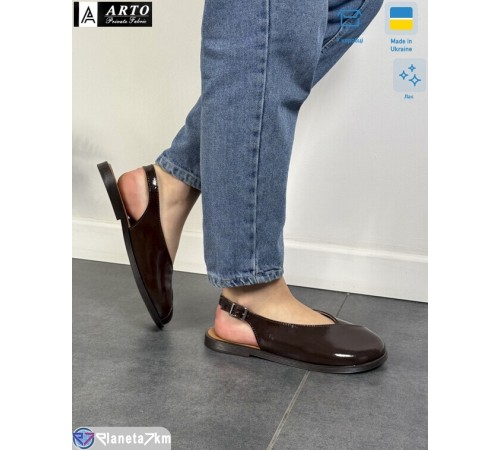 Туфлі жіночі на літо (8 пар р.36-40) коричневий  "ARTO"