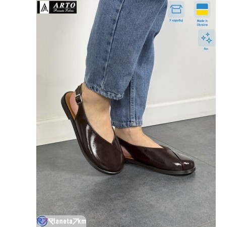 Туфлі жіночі на літо (8 пар р.36-40) коричневий  "ARTO"