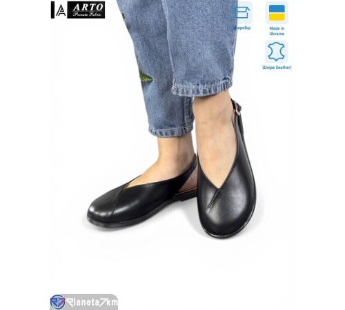 Туфлі жіночі на літо (8 пар р.36-40) чорний  "ARTO"