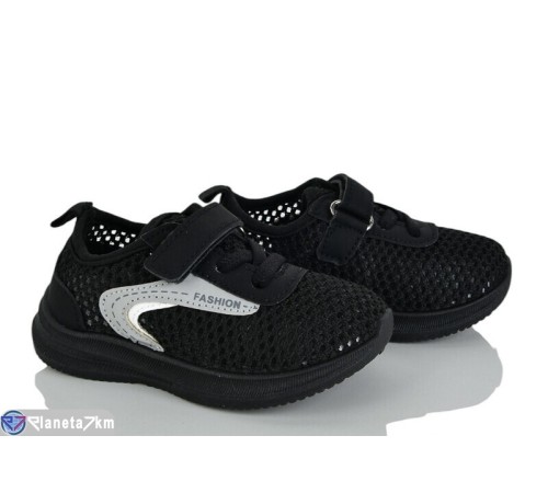 Дитячі кросівки на літо (12 пар р.21-26) чорний  "Gama"