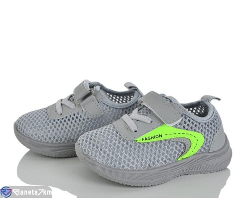 Дитячі кросівки на літо (12 пар р.21-26) сірий  "Gama"