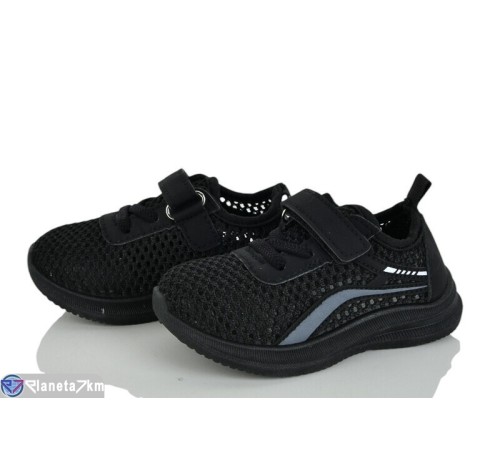 Дитячі кросівки на літо (12 пар р.21-26) чорний  "Gama"