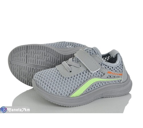 Дитячі кросівки на літо (12 пар р.21-26) сірий  "Gama"