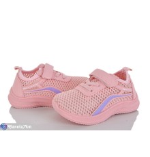 Дитячі кросівки на літо (12 пар р.21-26) рожевий  "Gama"