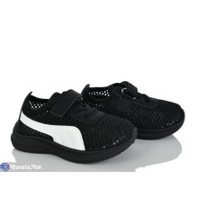 Дитячі кросівки на літо (12 пар р.21-26) чорний  "Gama"