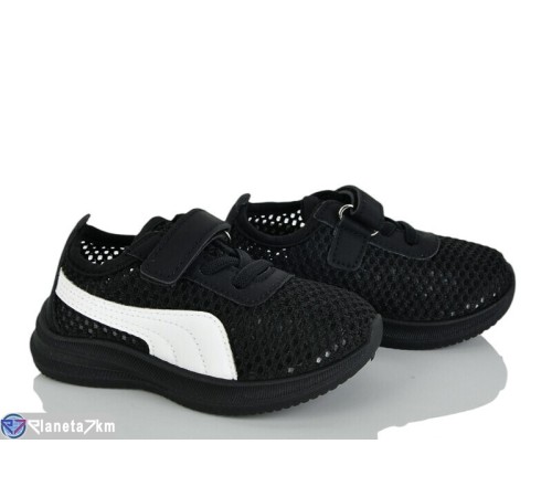 Дитячі кросівки на літо (12 пар р.21-26) чорний  "Gama"