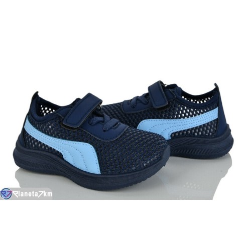 Дитячі кросівки на літо (12 пар р.21-26) синій  "Gama"
